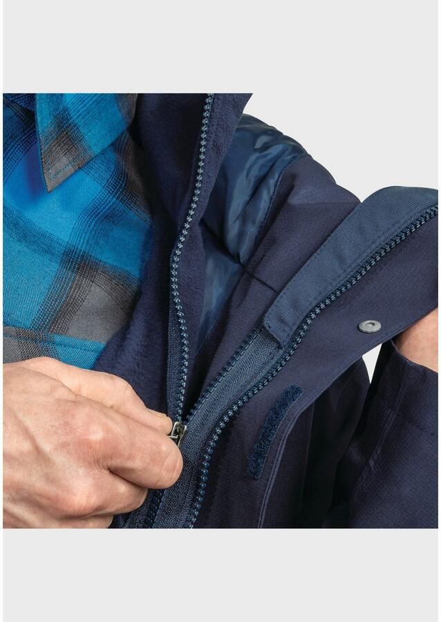 Schöffel Functioneel 3-in-1-jack 3in1 Jacket Style Okere MNS Waterdicht winddicht ademend overgangsjas (2 stuks) - Foto 4