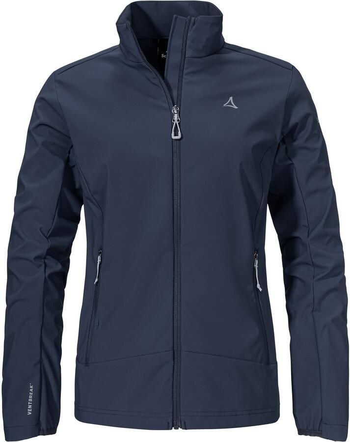 Schöffel Softshell-jack Softshell Jk Style Mirusha WMS Winddicht ademend overgangsjas (1 stuk)