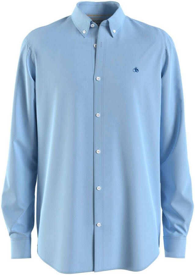 Scotch & Soda Overhemd met lange mouwen Essentials Regular-Fit Organic Cotton Oxford Shirt