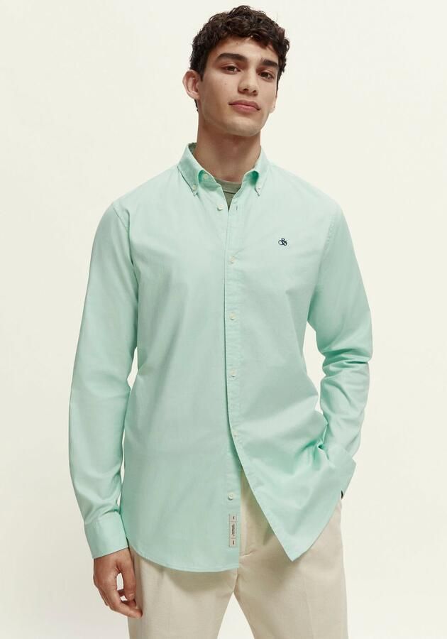 Scotch & Soda Overhemd met lange mouwen Essentials Regular-Fit Organic Cotton Oxford Shirt - Foto 7
