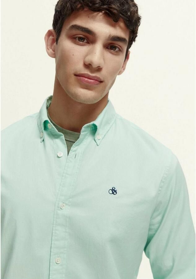 Scotch & Soda Overhemd met lange mouwen Essentials Regular-Fit Organic Cotton Oxford Shirt - Foto 4