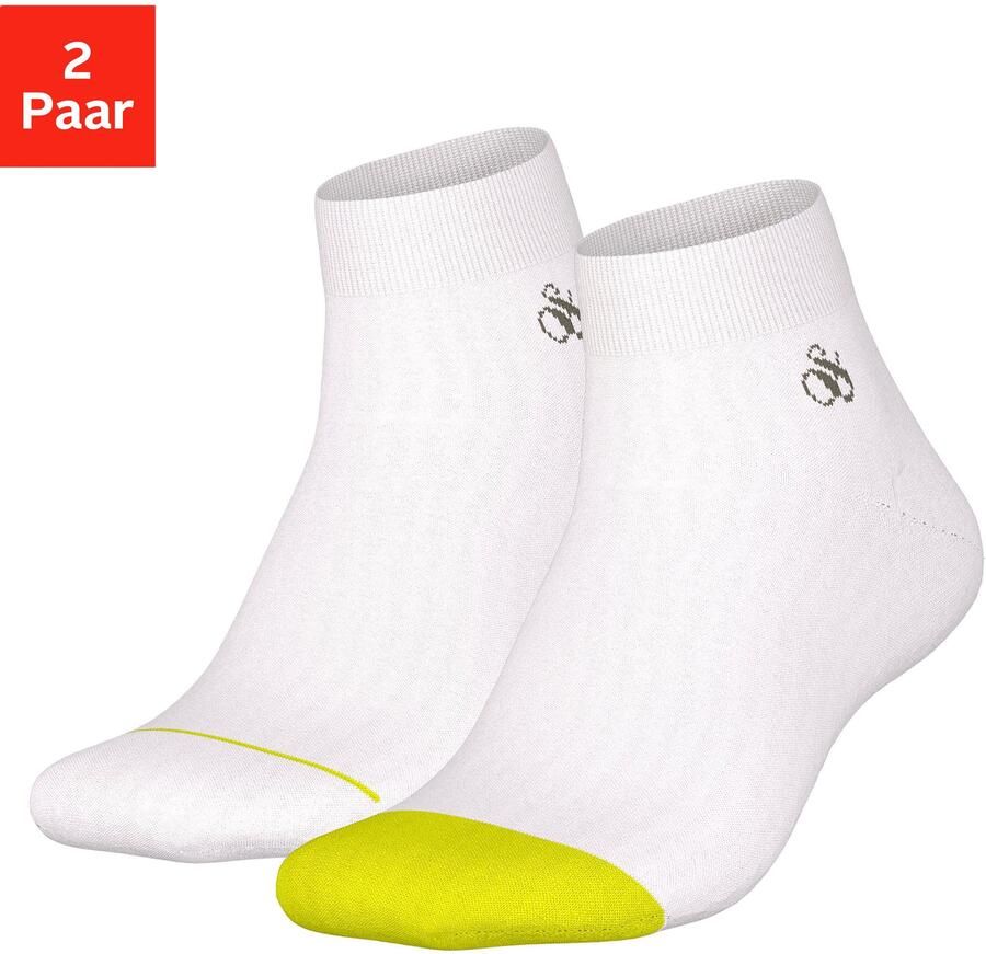 Scotch & Soda Shrunk Korte sokken met ingebreid logo (2 paar Set van 2) - Foto 2