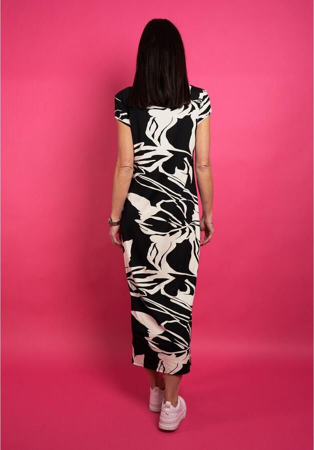 Seidel Moden Maxi-jurk met bloemig patroon made in ger y