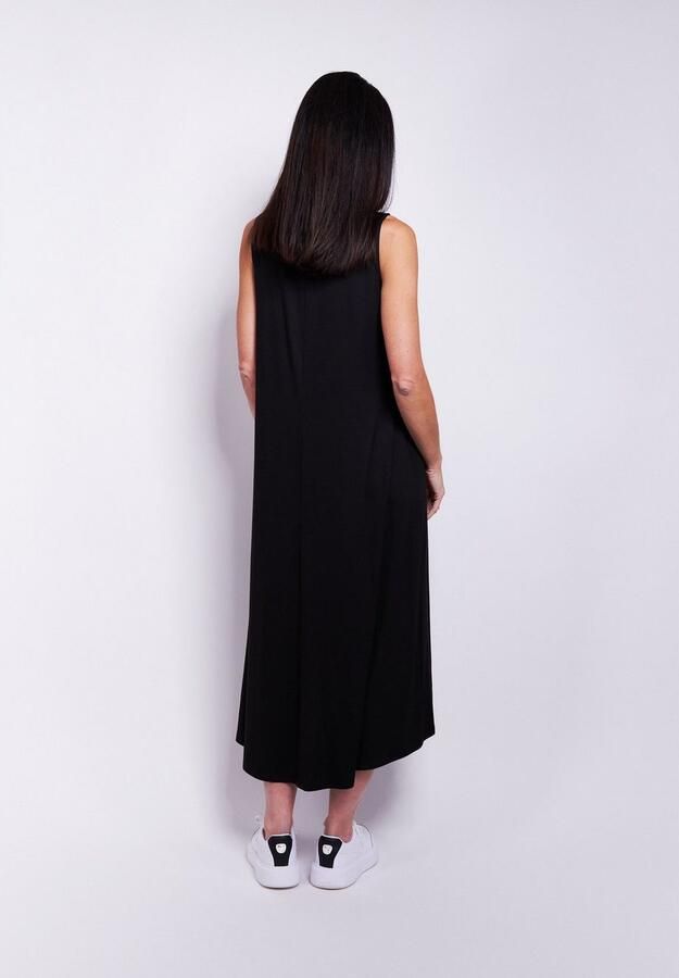 Seidel Moden Midi-jurk mouwloos van viscose made in germany