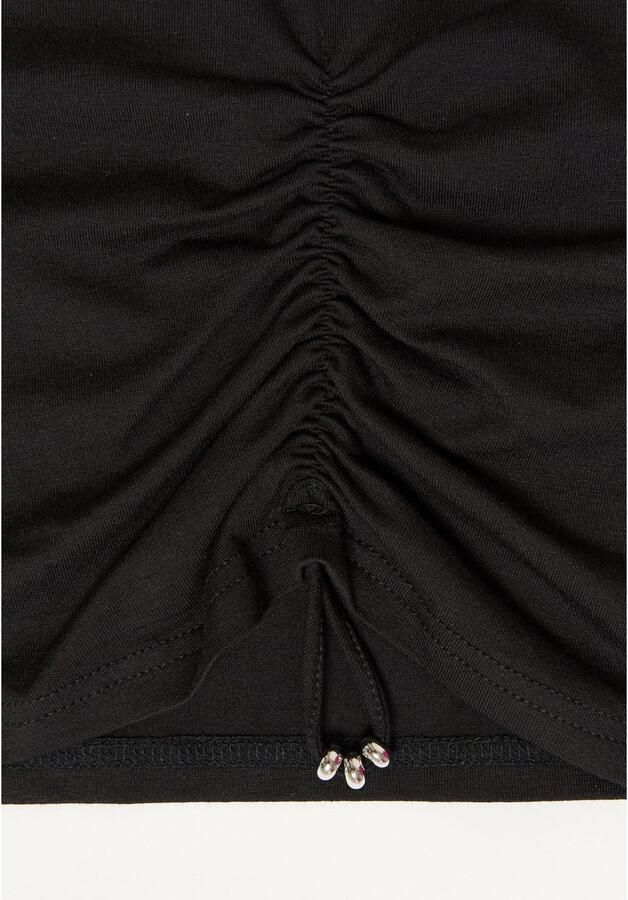 Seidel Moden Shirt met 3 4 mouwen met rimpeldetail voor made in germany