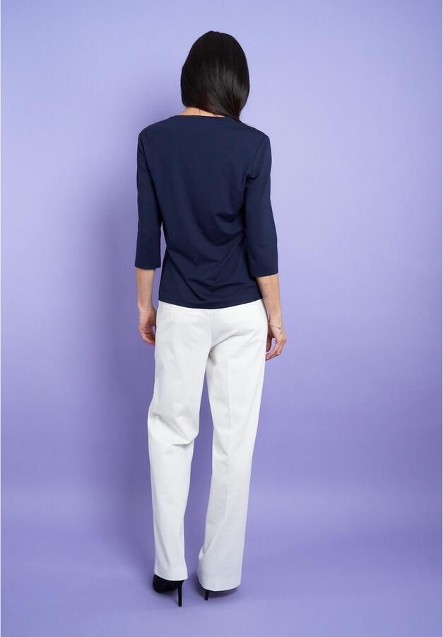 Seidel Moden Shirt met 3 4 mouwen met rimpeldetail voor made in ger y - Foto 2
