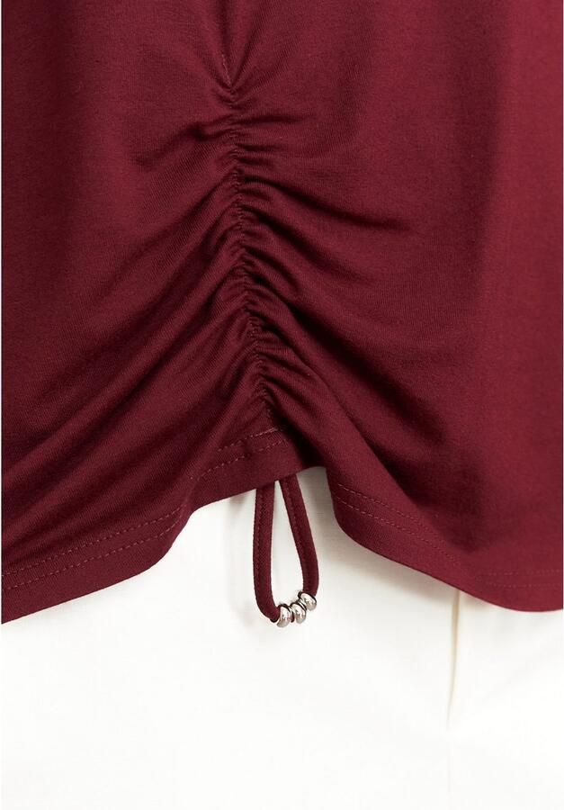 Seidel Moden Shirt met 3 4 mouwen met rimpeldetail voor made in ger y - Foto 2