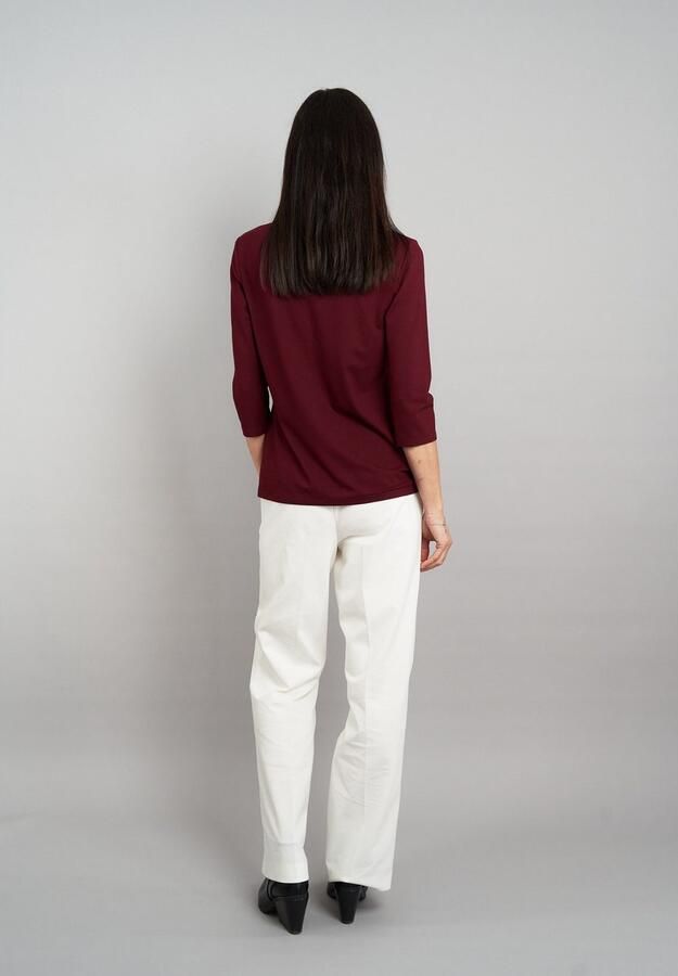 Seidel Moden Shirt met 3 4 mouwen met rimpeldetail voor made in ger y - Foto 4
