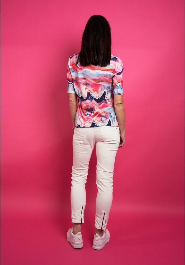 Seidel Moden Shirt met korte mouwen met all-over print made in ger y