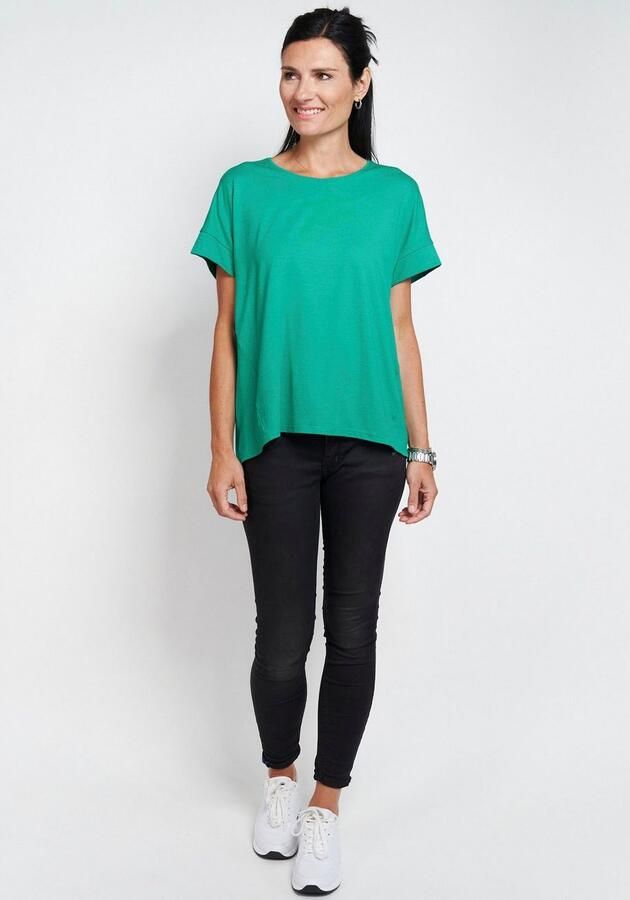 Seidel Moden Shirt met korte mouwen met verbrede schouders made in germany - Foto 2