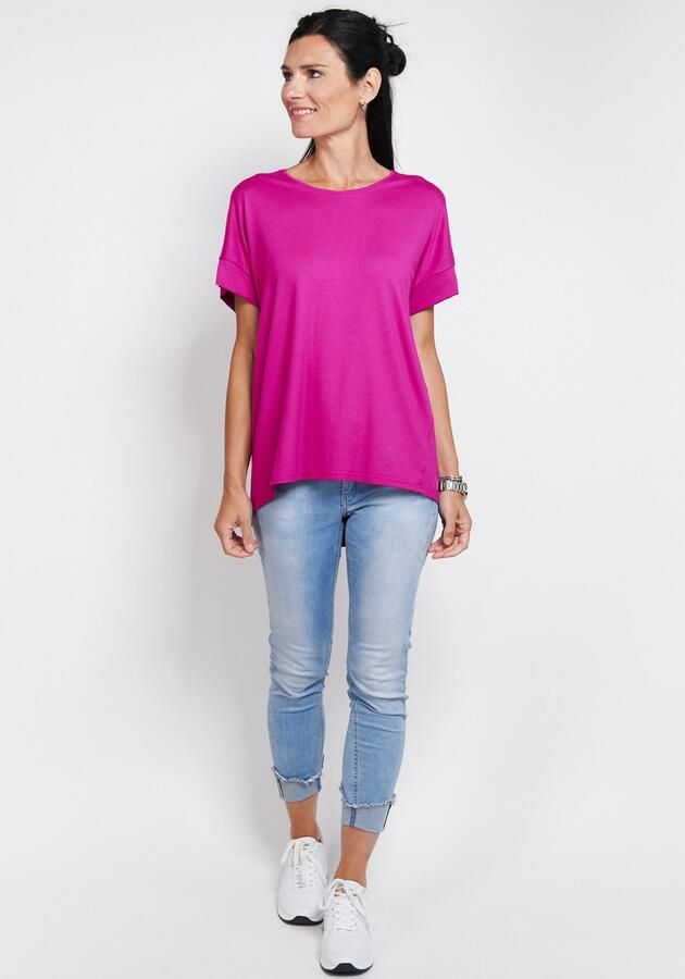 Seidel Moden Shirt met korte mouwen met verbrede schouders made in germany - Foto 3