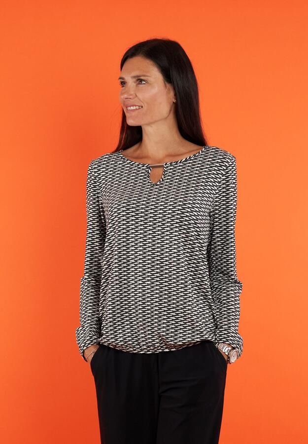 Seidel Moden Shirt met lange mouwen Exclusief bij OTTO met grafisch patroon en cut-out made in germany - Foto 4