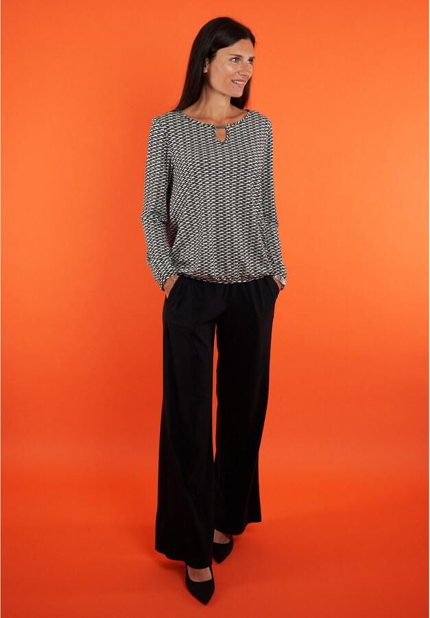 Seidel Moden Shirt met lange mouwen Exclusief bij OTTO met grafisch patroon en cut-out made in germany - Foto 2