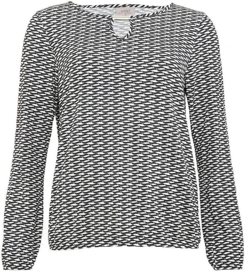 Seidel Moden Shirt met lange mouwen Exclusief bij OTTO met grafisch patroon en cut-out made in germany