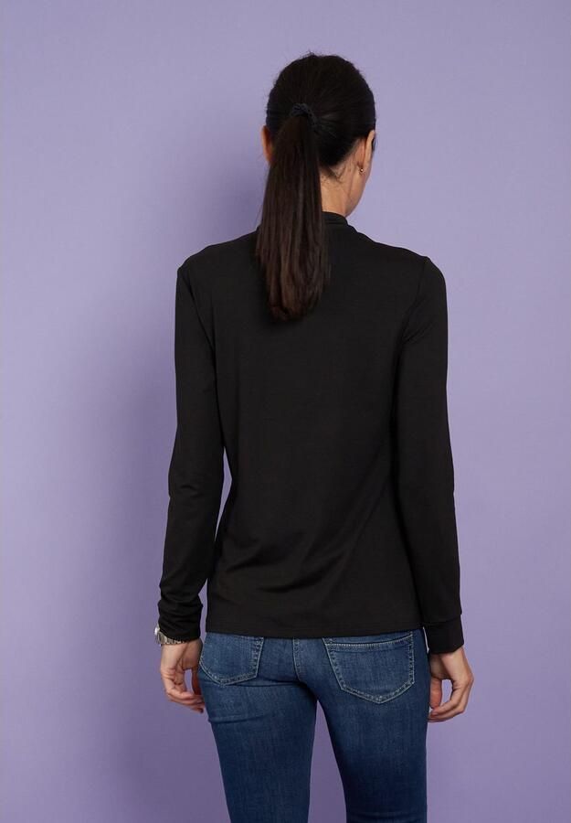 Seidel Moden Shirt met lange mouwen met glitterstenen made in germany - Foto 2