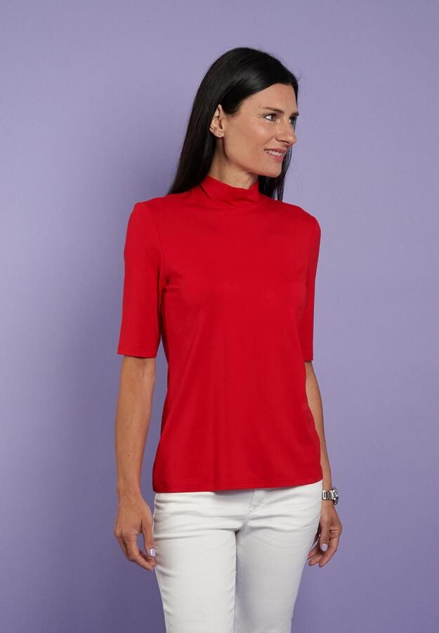 Seidel Moden Shirt met staande kraag in heuplengte made in germany - Foto 4