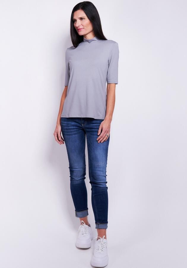 Seidel Moden Shirt met staande kraag in heuplengte made in germany - Foto 2