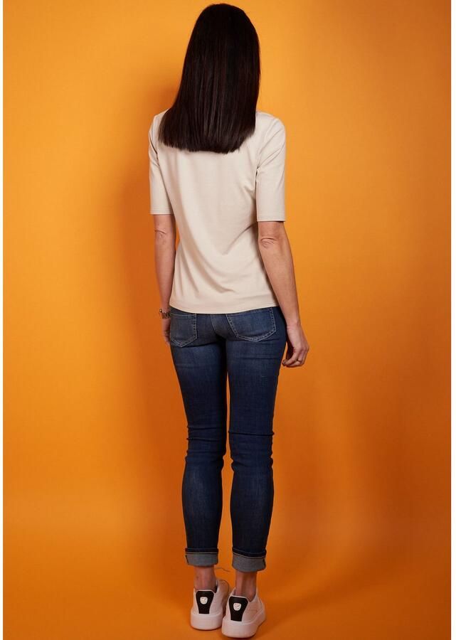 Seidel Moden Shirt met V-hals met halve mouwen van zacht materiaal made in germany - Foto 2