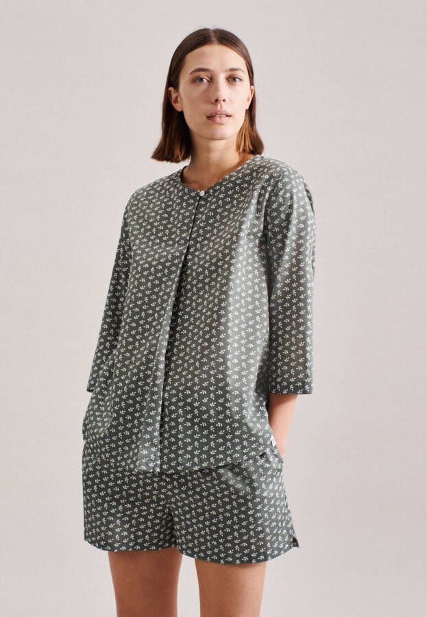 Seidensticker Blouse met lange mouwen Zwarte roos
