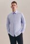 Seidensticker Businessoverhemd Slim lange mouwen kentkraag ruit - Thumbnail 1