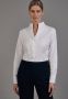 Seidensticker Klassieke blouse Zwarte roos Lange mouwen kraag uni - Thumbnail 1