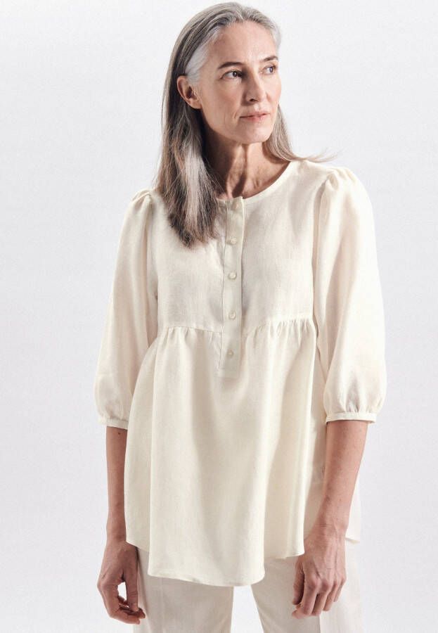 Seidensticker Klassieke blouse Zwarte roos Tuniek uni