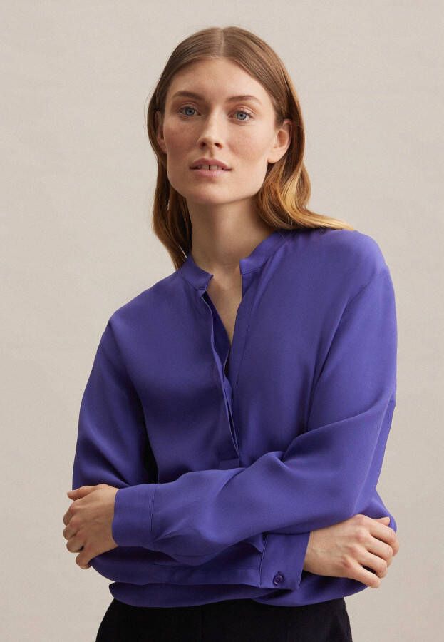 Seidensticker Klassieke blouse Zwarte roos