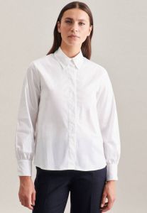 Seidensticker Shirt Blouse Regular fit Wit