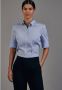 Seidensticker Overhemdblouse Zwarte roos Korte mouwen kraag uni - Thumbnail 1