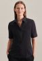 Seidensticker Overhemdblouse Zwarte roos Korte mouwen kraag uni - Thumbnail 2