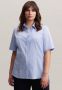 Seidensticker Overhemdblouse Zwarte roos Korte mouwen kraag uni - Thumbnail 1