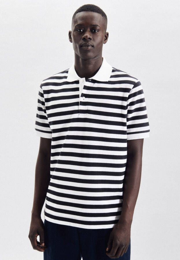 Seidensticker Poloshirt Regular Korte mouwen kraag strepen