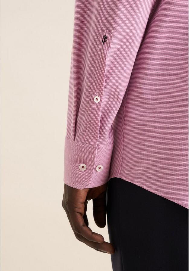 Seidensticker Businessoverhemd Regular 1 1 Kent kraag structuur - Foto 3