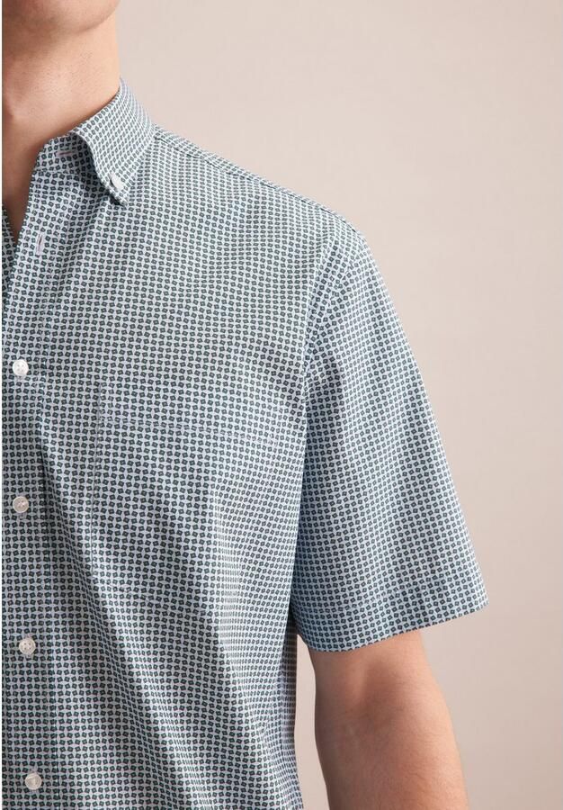 Seidensticker Businessoverhemd Regular 1 2 Button-down kraag print - Foto 5