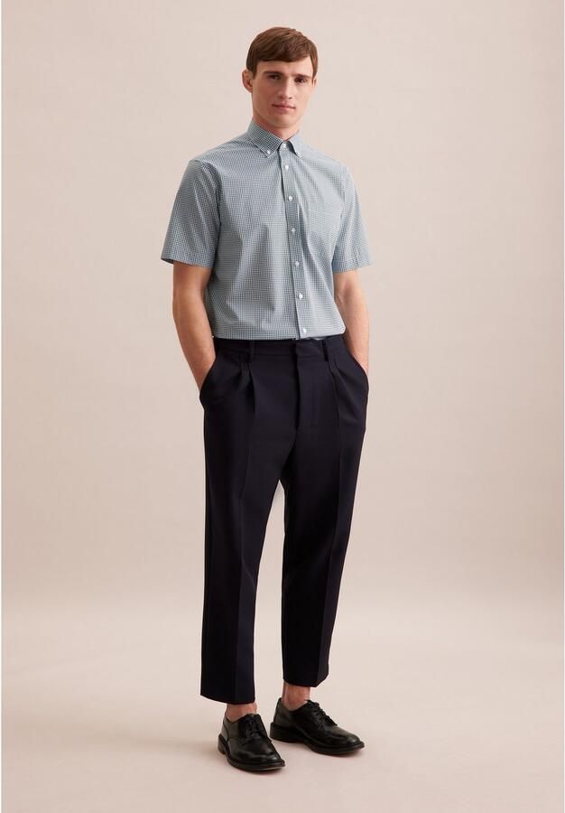 Seidensticker Businessoverhemd Regular 1 2 Button-down kraag print - Foto 6