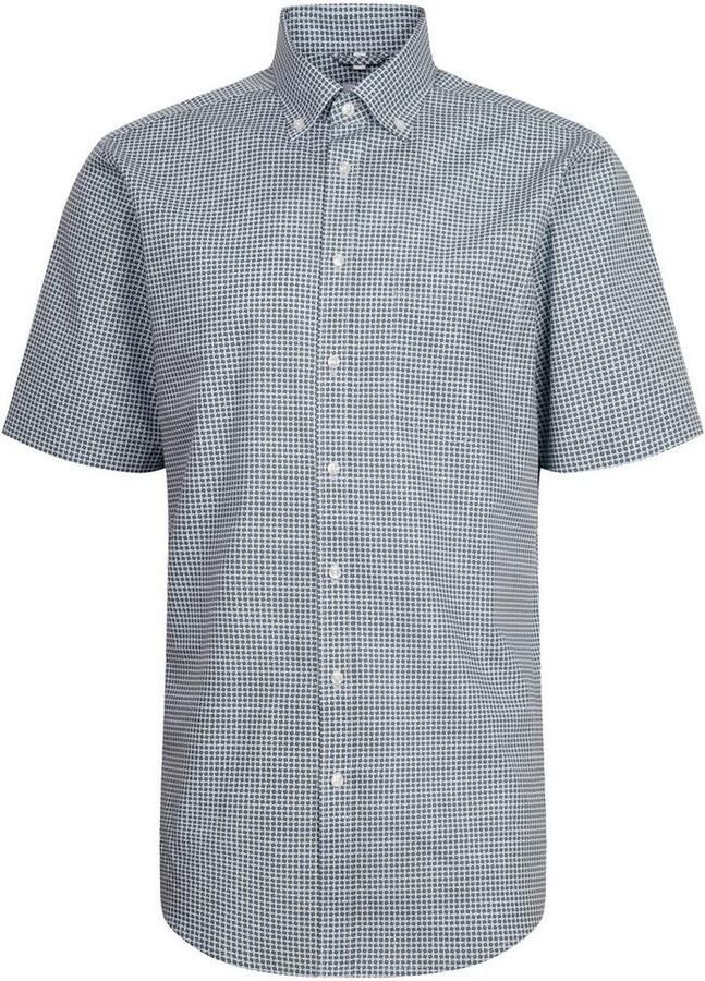 Seidensticker Businessoverhemd Regular 1 2 Button-down kraag print