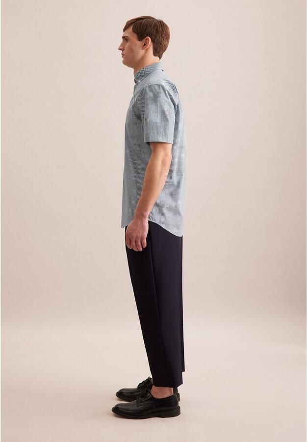 Seidensticker Businessoverhemd Regular 1 2 Button-down kraag print - Foto 7