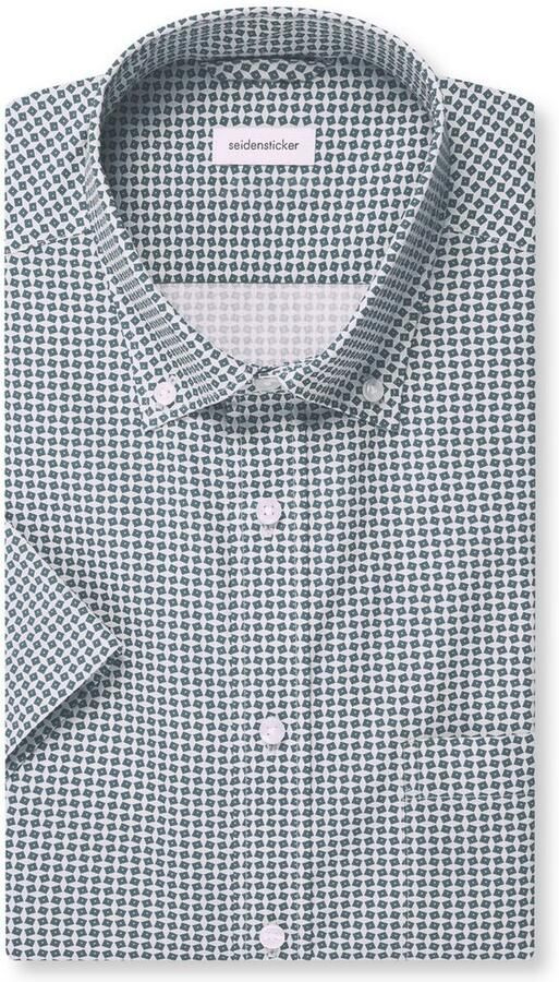 Seidensticker Businessoverhemd Regular 1 2 Button-down kraag print - Foto 8
