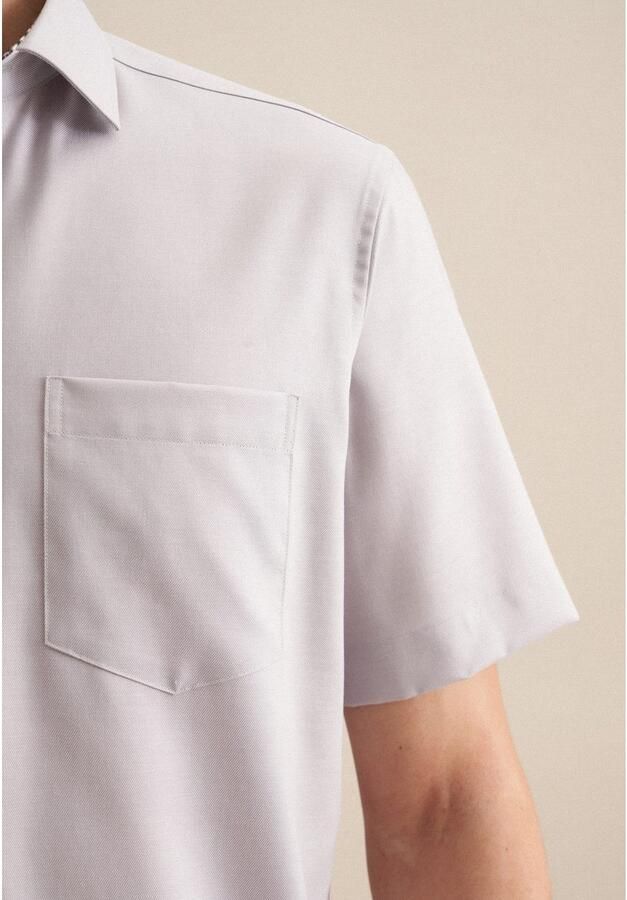 Seidensticker Businessoverhemd Regular 1 2 Kent kraag effen - Foto 4