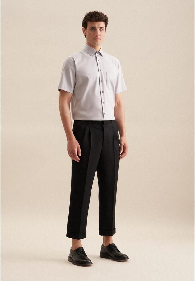 Seidensticker Businessoverhemd Regular 1 2 Kent kraag effen - Foto 6