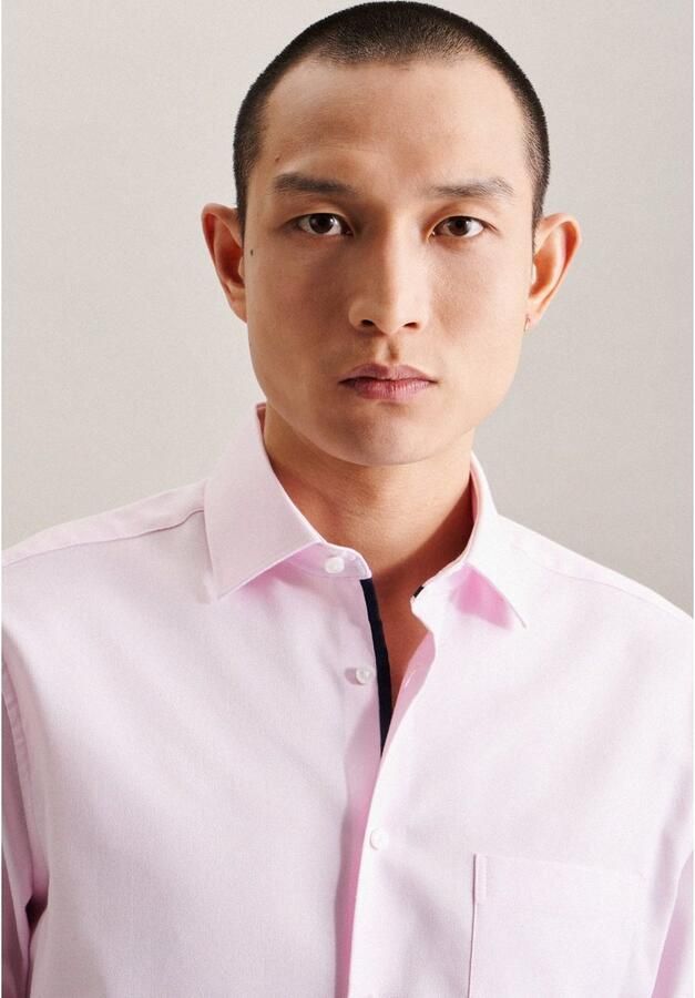 SEIDENSTICKER REGULAR FIT Regular fit zakelijk overhemd met all-over motief - Foto 2