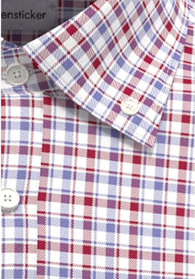 Seidensticker Businessoverhemd Regular korte mouwen button-downkraag ruit - Foto 3