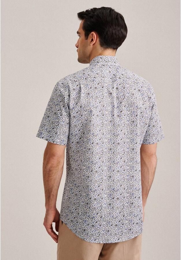 Seidensticker Businessoverhemd Regular korte mouwen kentkraag print - Foto 3