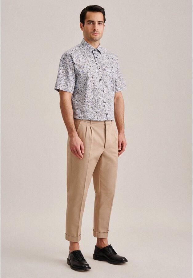 Seidensticker Businessoverhemd Regular korte mouwen kentkraag print - Foto 6