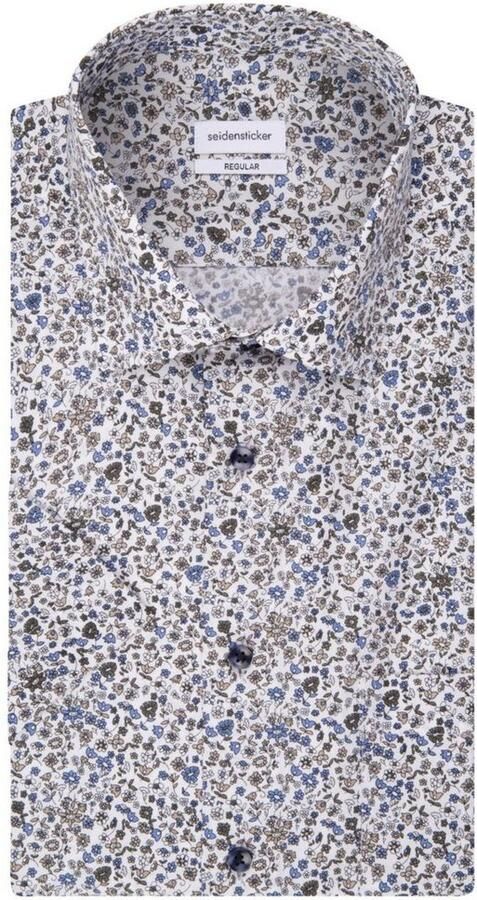 Seidensticker Businessoverhemd Regular korte mouwen kentkraag print - Foto 7