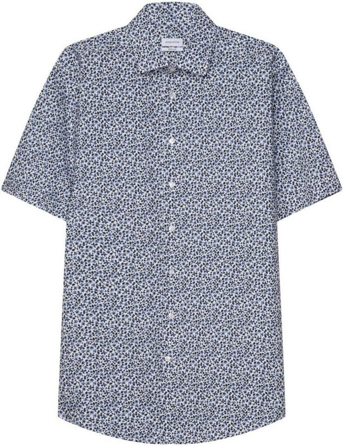 Seidensticker Businessoverhemd Regular korte mouwen kentkraag print