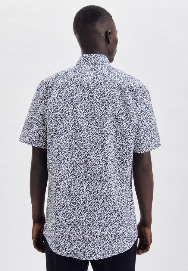 Seidensticker Businessoverhemd Regular korte mouwen kentkraag print - Foto 6