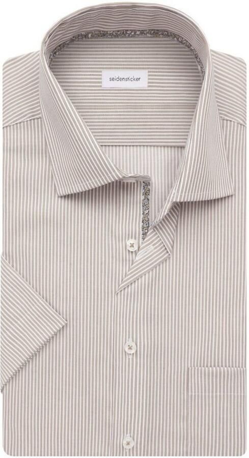 Seidensticker Businessoverhemd Regular korte mouwen kentkraag strepen - Foto 7