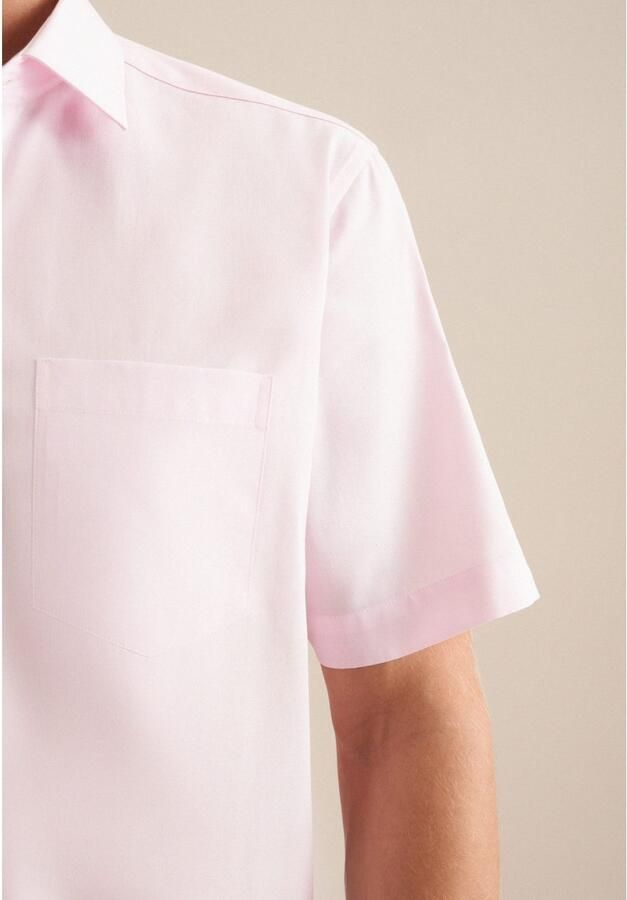 Seidensticker Businessoverhemd Regular korte mouwen kentkraag uni - Foto 2