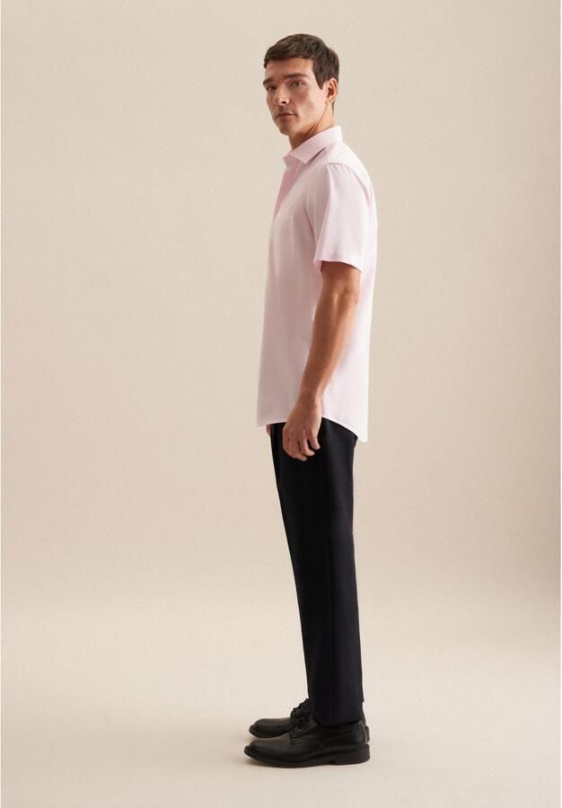 Seidensticker Businessoverhemd Regular korte mouwen kentkraag uni - Foto 6